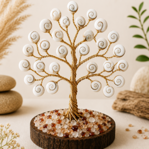 Gomti Chakra Tree – Symbol of Wealth, Protection & Divine Energy
