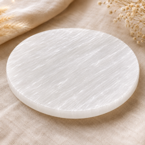 Selenite Charging Plate – Cleanse, Recharge & Energize Your Crystals
