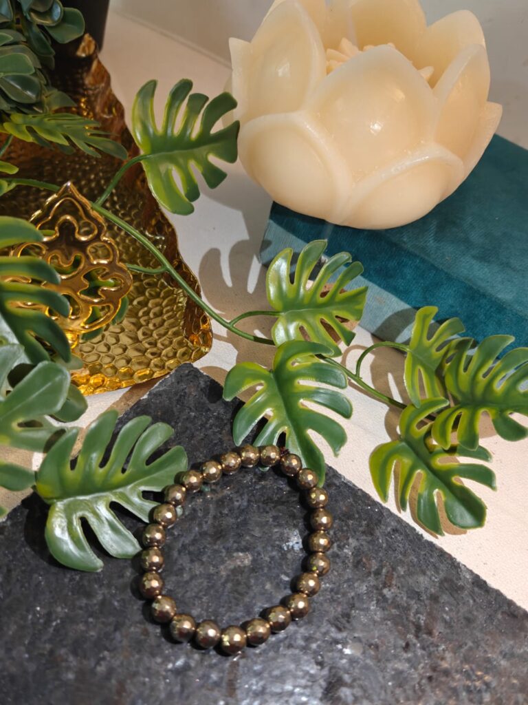 Pyrite Bracelet – Stone of Wealth, Confidence & Protection