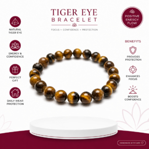 Tiger Eye Bracelet – Confidence, Protection