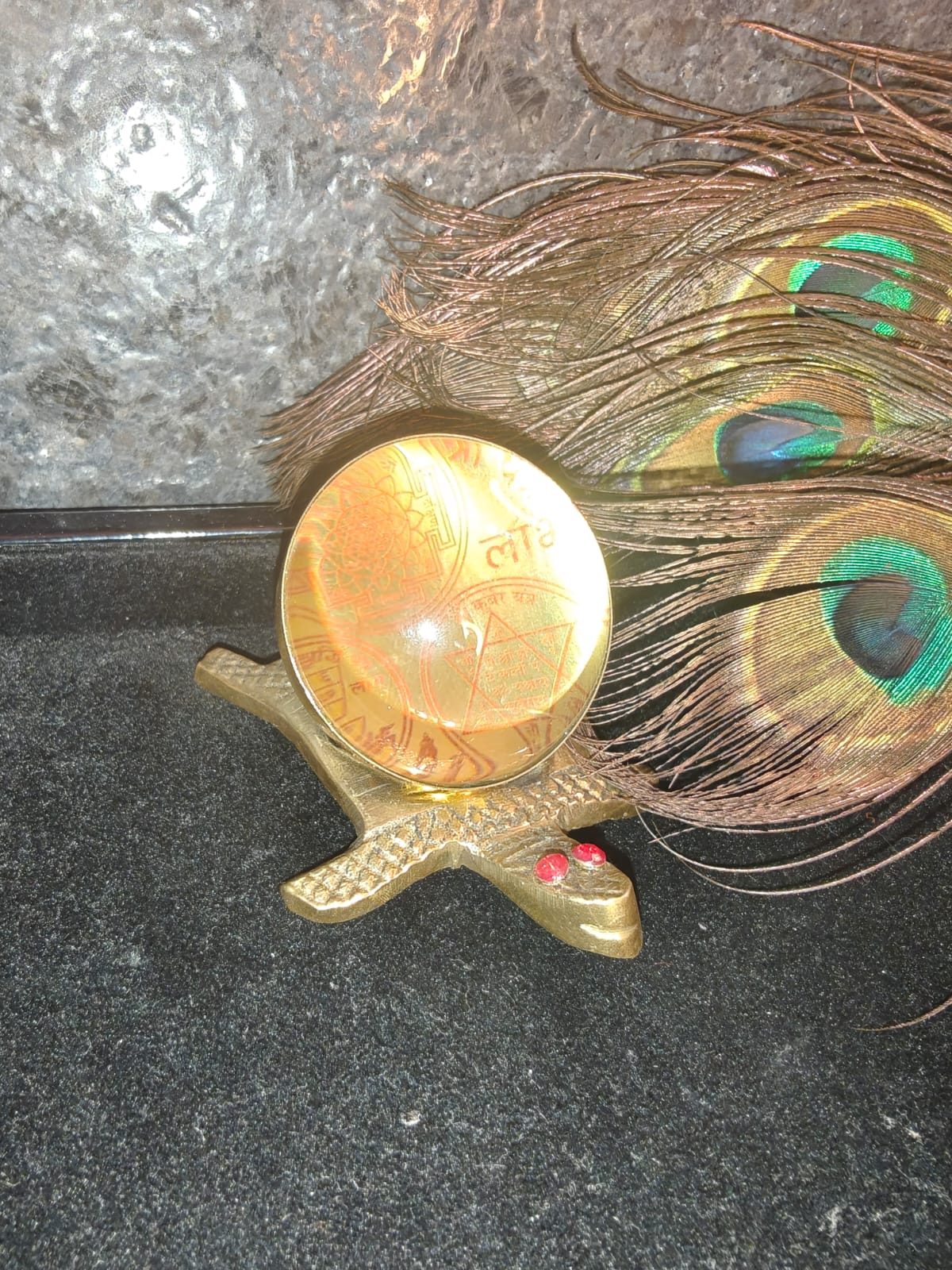 Crystal Ball on Tortoise Stand