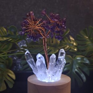 Lamp of Amethyst n Selenite