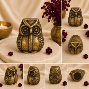 Brass Laxmi Owl