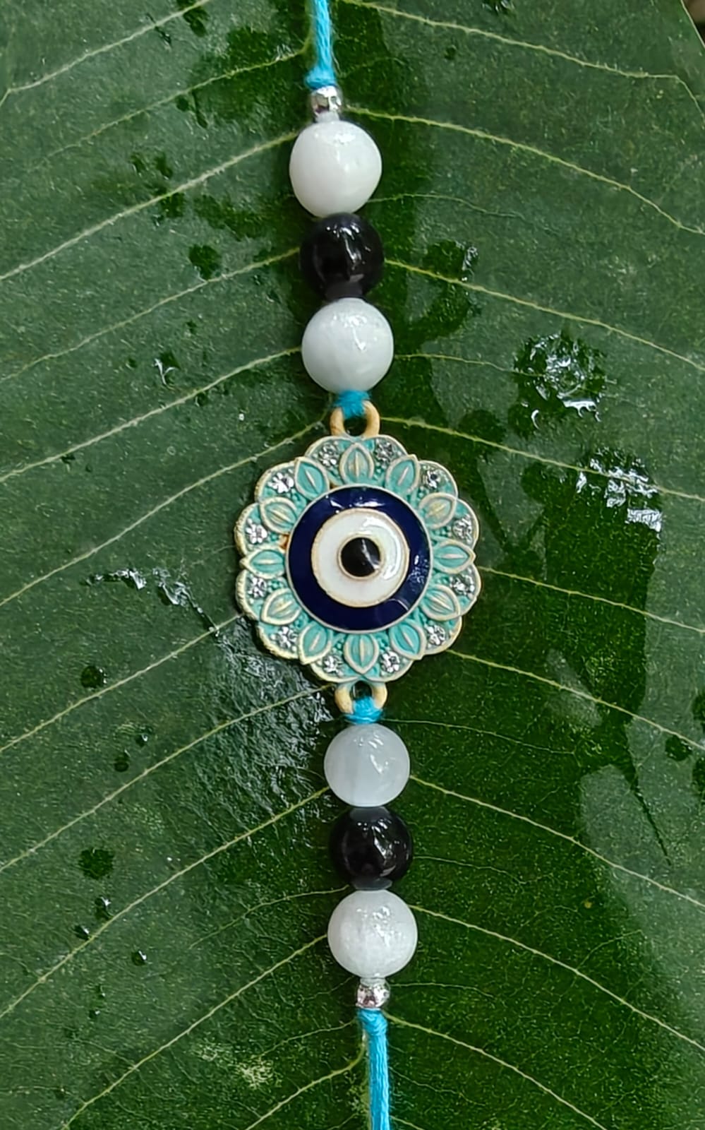 Evil Eye Crystal Rakhi - Image 4