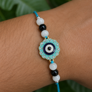 Evil Eye Crystal Rakhi