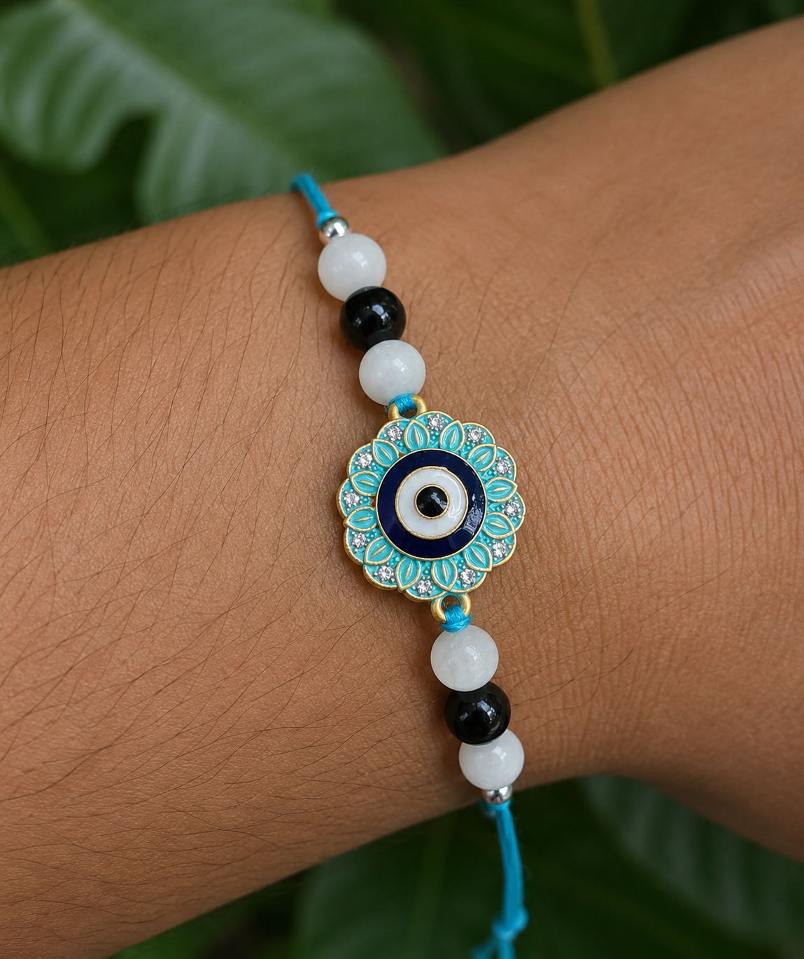 Evil Eye Crystal Rakhi