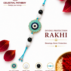 Evil Eye Crystal Rakhi