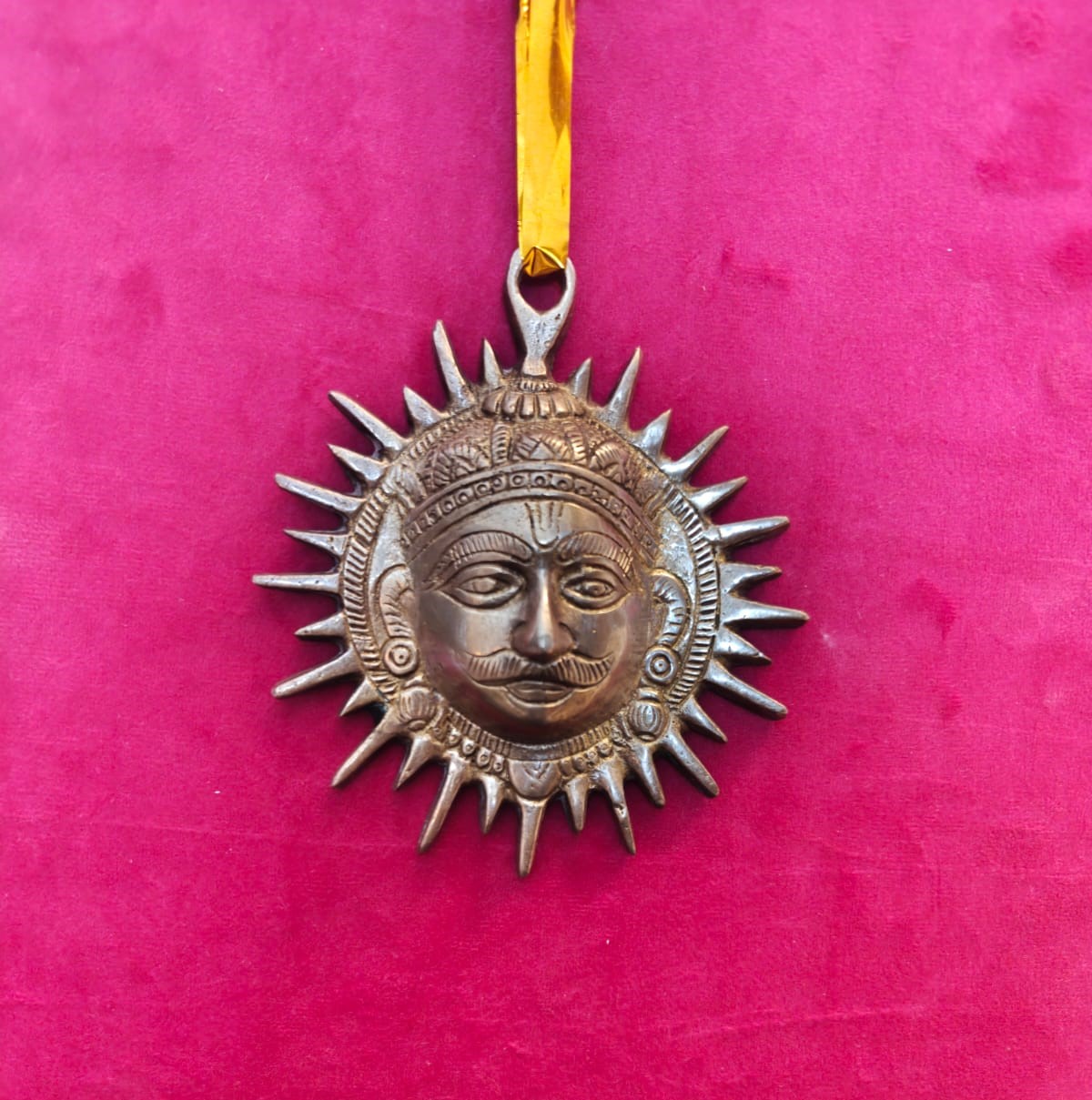 Brass Sun Face