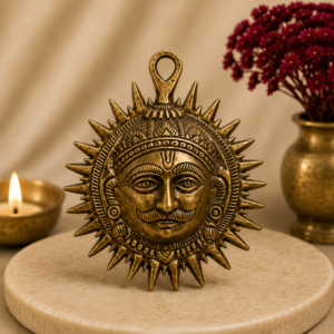 Brass Sun Face
